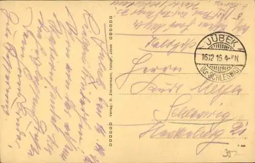 Ak Jübek in Schleswig Holstein, Bahnhof, Gleisseite