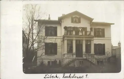 Foto Ak Lübeck in Schleswig Holstein, Wohnhaus in der Roeckstraße 9