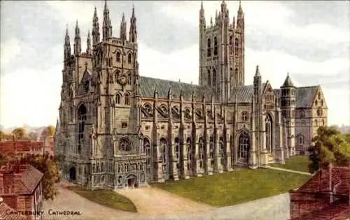 Künstler Ak Canterbury Kent England, Kathedrale