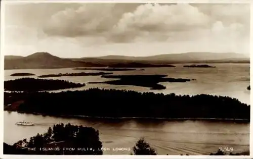 Ak Loch Lomond Schottland, Die Inseln von Mulia
