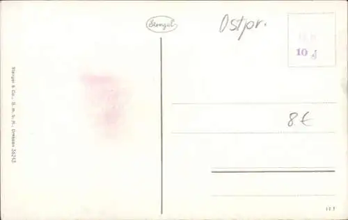 Ak Gdańsk Danzig, Rathaus, Marienkirche