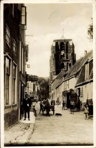 Ak Leeuwarden Friesland Niederlande, Torenstraat