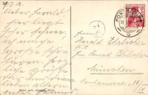 Ak Sankt Moritz Kanton Graubünden, Gesamtansicht, Winter