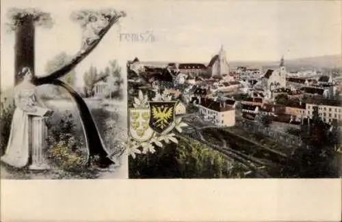 Ak Krems an der Donau in Niederösterreich, Gesamtansicht