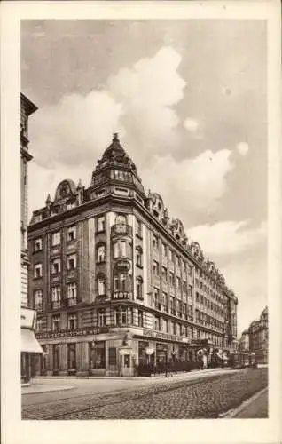 Ak Wien 2. Leopoldstadt, Hotel Sächsischer Hof, Taborstraße 46a