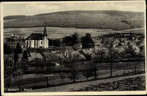 Ak Holzhausen Burbach Kreis Siegen, Panorama