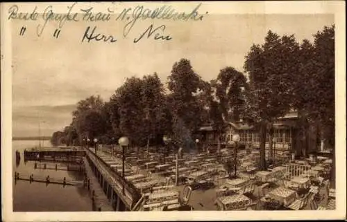 Ak Klein Glienicke Neubabelsberg Potsdam, Restaurant Bürgershof