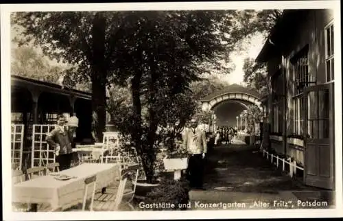 Ak Potsdam, Gaststätte und Konzertgarten Alter Fritz, Inh. Paul Bosek