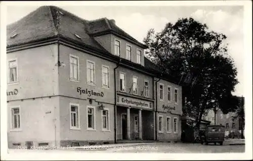 Ak Bad Klosterlausnitz in Thüringen, FDGB Erholungsheim Holzland, Außenansicht