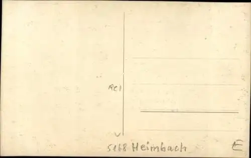 Foto Ak Heimbach in der Eifel, Gesamtansicht