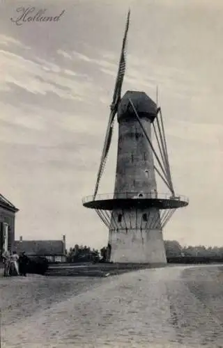 Ak Niederlande, Windmühle