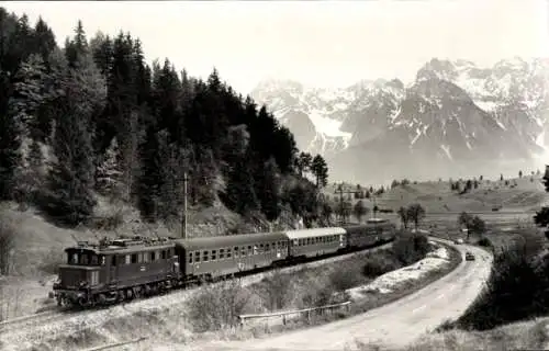 Foto Ak Deutsche Eisenbahn, Gebirgspanorama