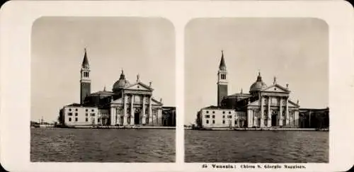Stereo Foto Venezia Venedig Veneto, Chiesa S. Giorgio Maggiore