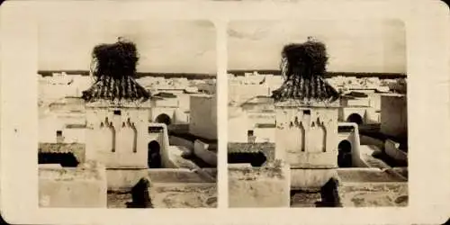 Stereo Foto Rabat Marokko, Stadtansicht