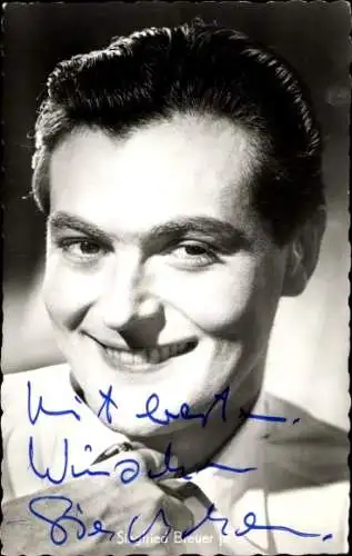Ak Schauspieler Siegfried Breuer jr., Portrait, Autogramm