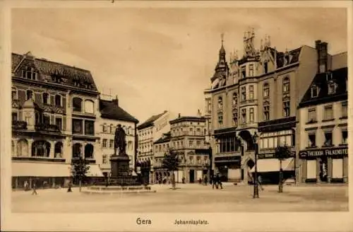 Ak Gera in Thüringen, Johannisplatz