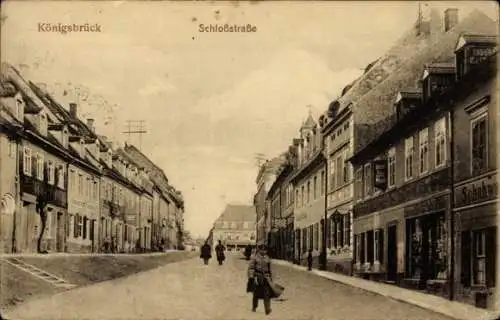 Ak Königsbrück in der Oberlausitz, Schloßstraße