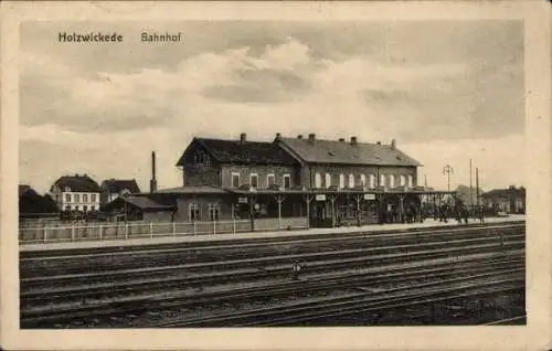 Ak Holzwickede im Ruhrgebiet, Bahnhof