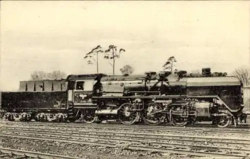 Ak Deutsche Eisenbahn, Reichsbahn, Dampflokomotive Prairie, Serie 23000