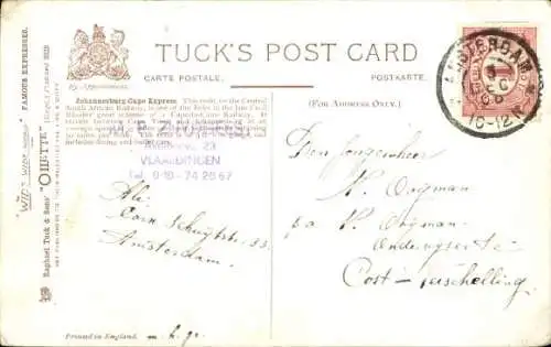 Ak Johannesburg-Cape Express, Central-South-African-Railways