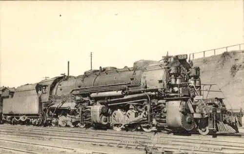 Ak US Amerikanische Eisenbahn, Dampflokomotive Nr. 728, Virginian Railroad