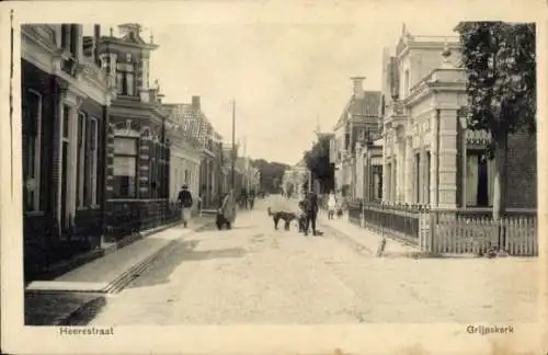 Ak Grijpskerk Groningen Niederlande, Heerestraat