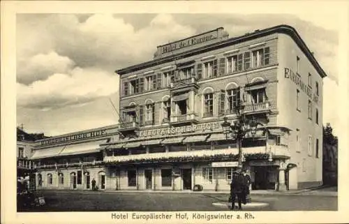 Ak Königswinter am Rhein, Hotel Europäischer Hof