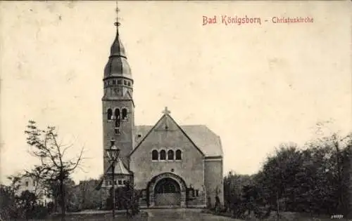 Ak Königsborn Unna im Ruhrgebiet, Christuskirche