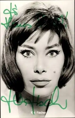 Ak Schauspielerin Kai Fischer, Portrait, Autogramm