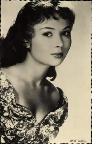 Ak Schauspielerin Dany Carrel, Portrait