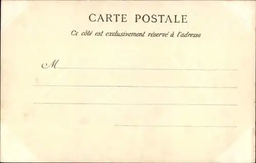 Ak Französischer Soldat mit Trompete