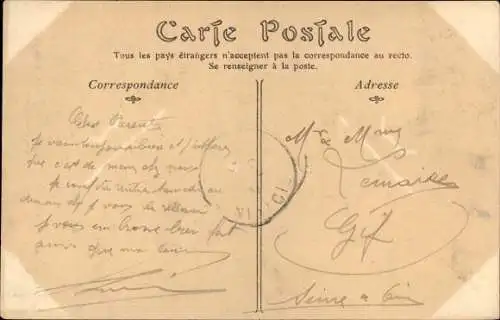 Ak Junge in französischer Uniform mit Trommel