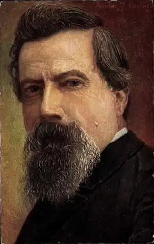 Ak Italienischer Komponist Amilcare Ponchielli, Portrait