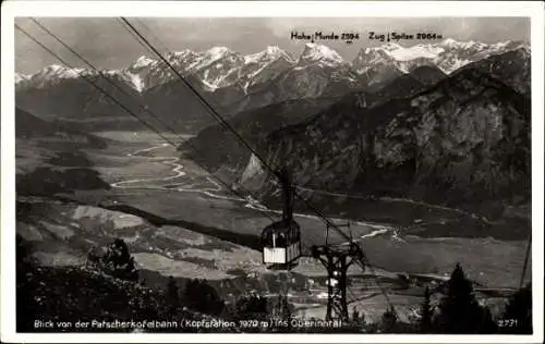 Ak Innsbruck in Tirol, Patscherkofelbahn, Oberinntal