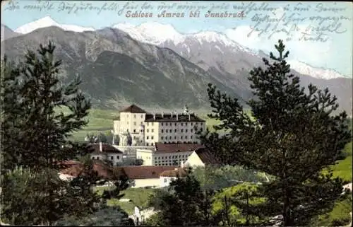 Ak Amras Innsbruck in Tirol, Schloss Ambras