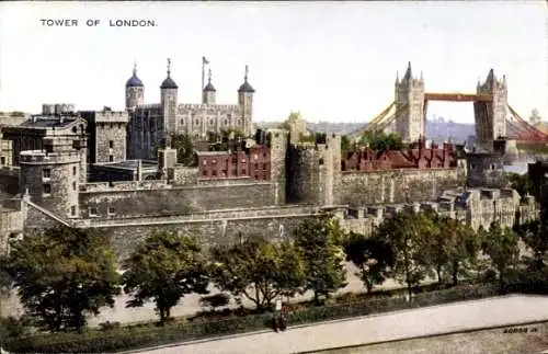 Ak London City England, Tower of London