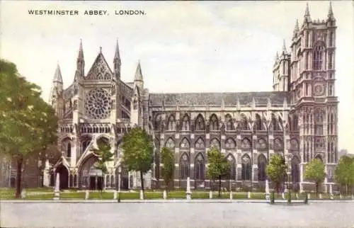 Ak London City England, Westminster Abbey