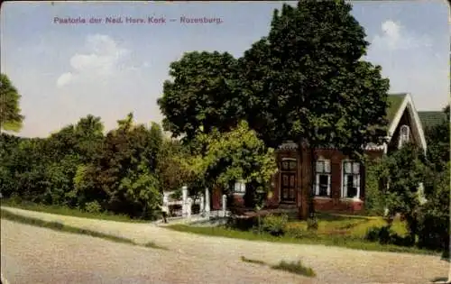 Ak Rozenburg Südholland, Pastorie der Ned. Rev. Kirche