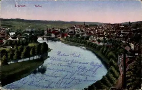 Ak Werden Essen im Ruhrgebiet, Totalansicht