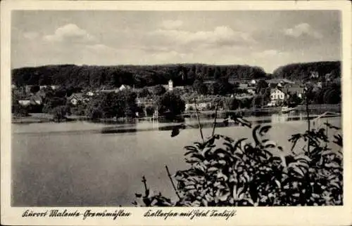 Ak Malente Gremsmühlen in Ostholstein, Kellersee mit Hotel Seeluft