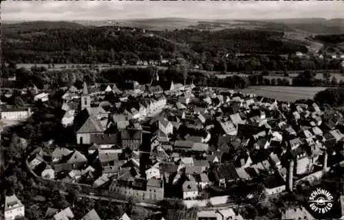 Ak Bad Neustadt an der Saale Unterfranken, Luftbild