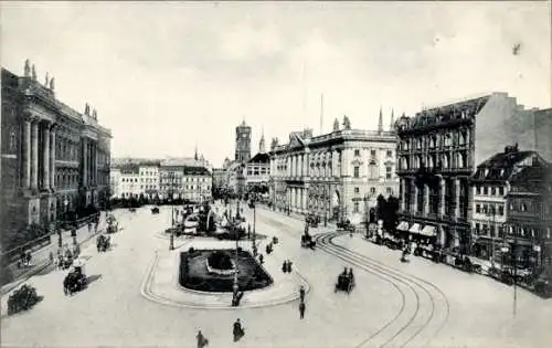 Ak Berlin Mitte, Schlossplatz, Begasbrunnen