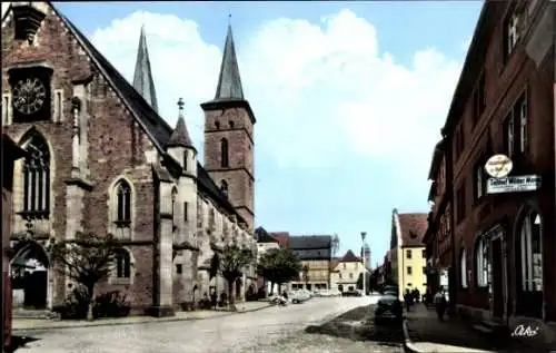 Ak Gerolzhofen in Unterfranken, Marktplatz