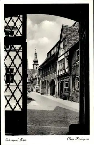 Ak Kitzingen in Mainfranken Bayern, Obere Kirchgasse