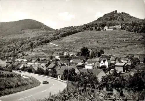 Ak Leinsweiler in der Pfalz, Slevogthof Neukastel, Höhengaststätte