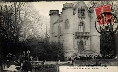 Ak Coye Oise, Le Chateau de la Reine Blanche