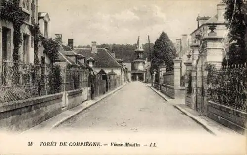 Ak Compiègne Oise, alte Mühle