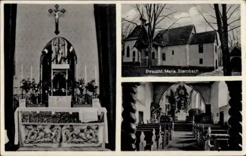 Ak Sternbach Niddatal in Hessen, Kirche, Innenansicht
