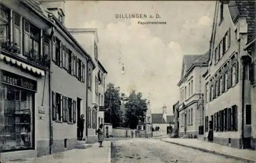 Ak Dillingen an der Donau, Kapuzinerstraße