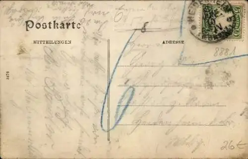 Ak Obermedlingen Medlingen in Schwaben Bayern, Gasthaus Haberbosch, Kirche, Gundelfingerstraße